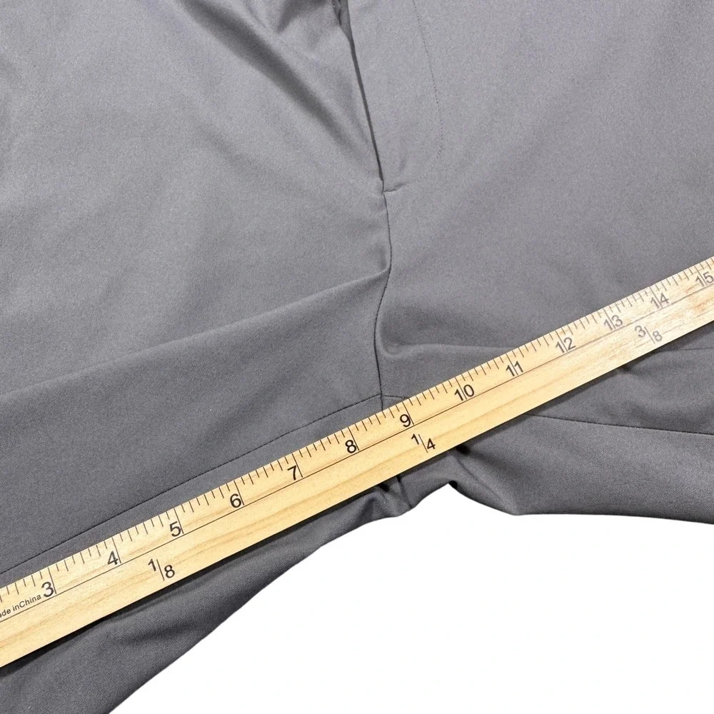Perry Ellis Portfolio Mens Gray Performance Golf Shorts Flat‎ Front Size 34